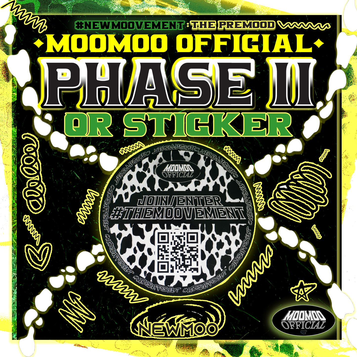 THE MOOMOO OFFICIAL QR STICKER