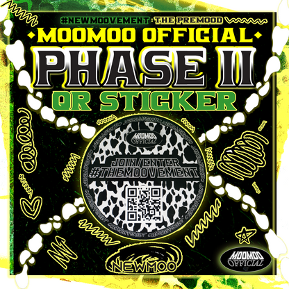 THE MOOMOO OFFICIAL QR STICKER